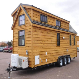 mobile wooden house