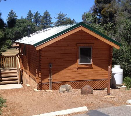 small wooden house