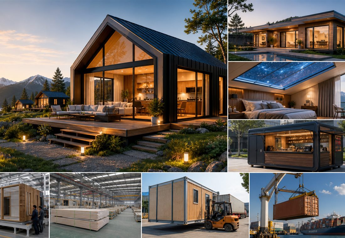 custom prefab wooden house design workflow