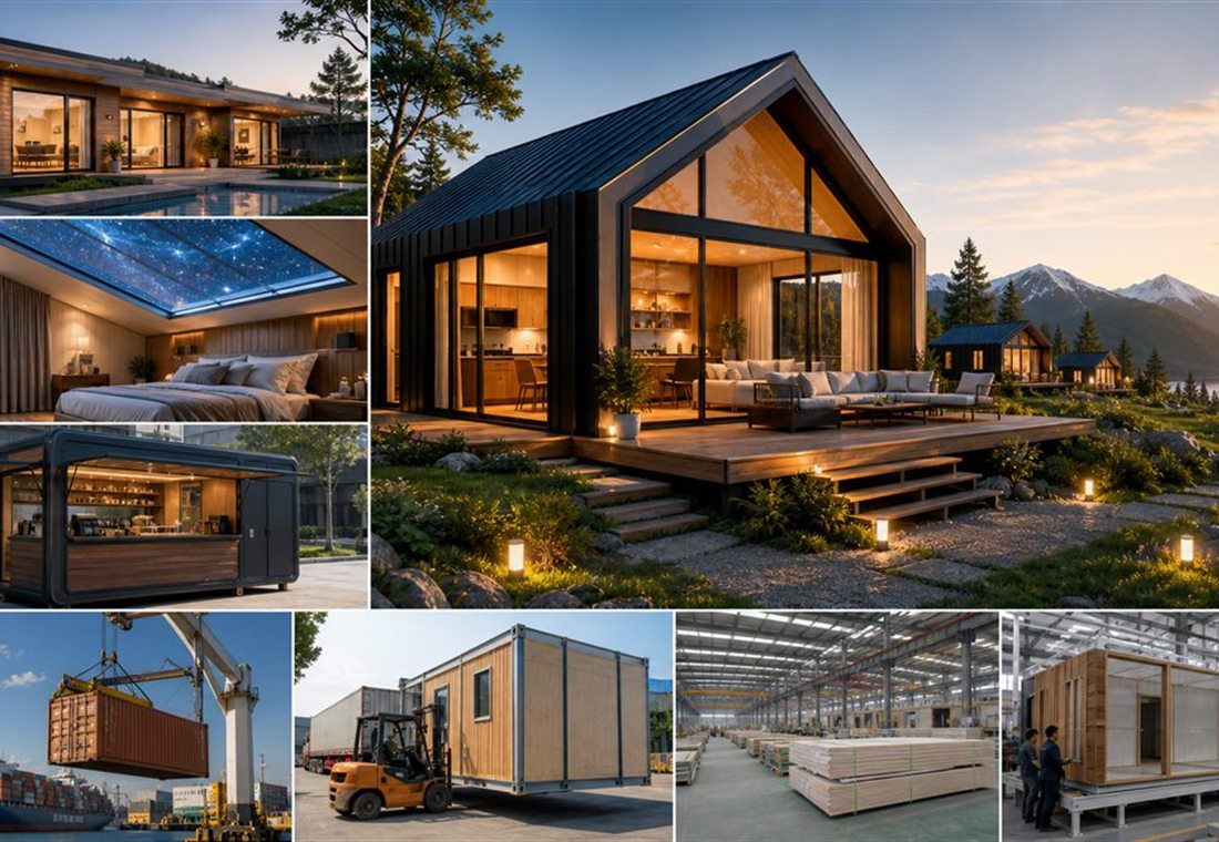Sanshijue prefab modular home production and delivery support