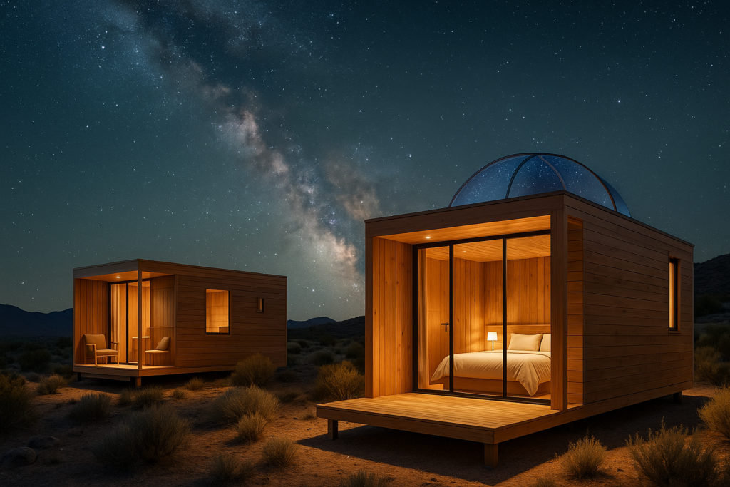 Starry Sky Rooms for Premium Glamping Guest Experience | Sanshijue Prefab Modular Homes